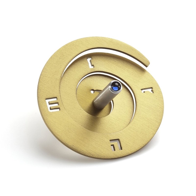 Adi Sidler Anodized Aluminum Spiral Dreidel